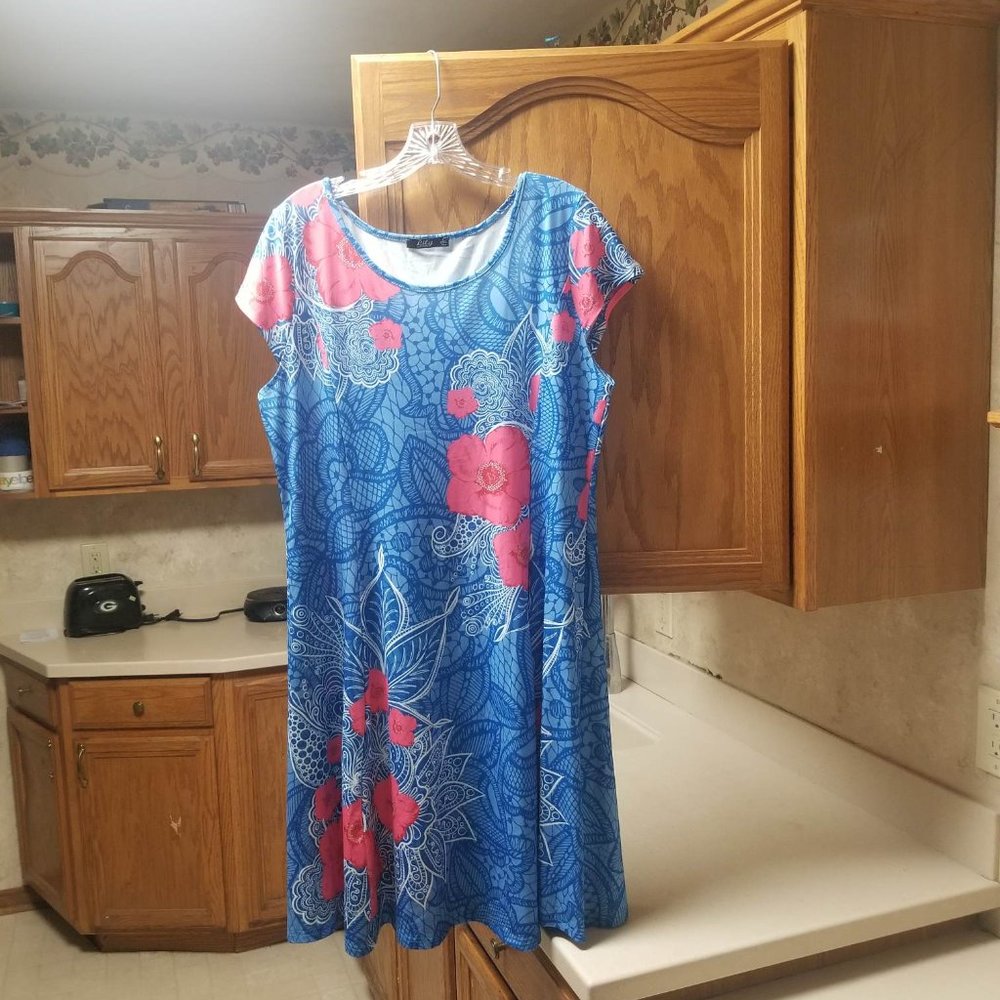 LILY BY FIRMIANA  DRESS WOMENS  SIZE L - Picture 2 of 8